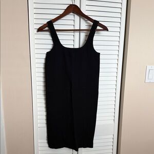 Garage Black Ribbed Dress